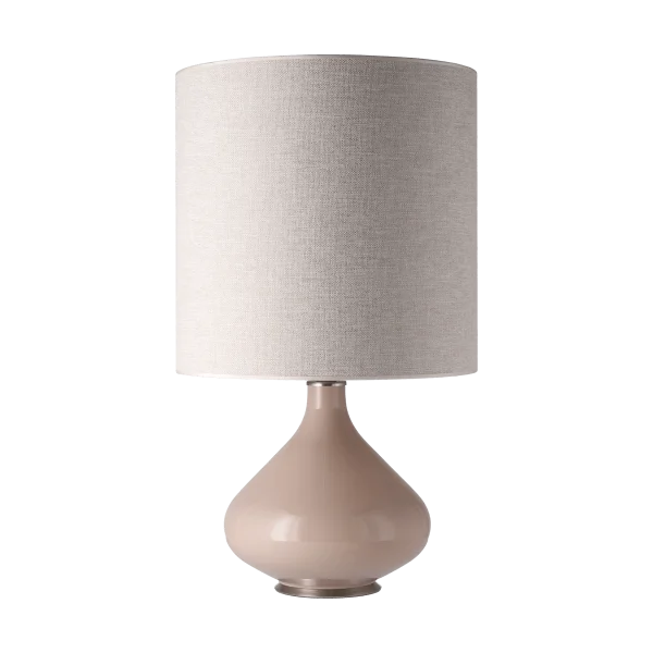 Flavia Lamps Lampe de table Flavia, base beige London Beige M