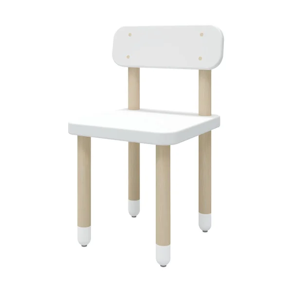 FLEXA Chaise Dots Blanc