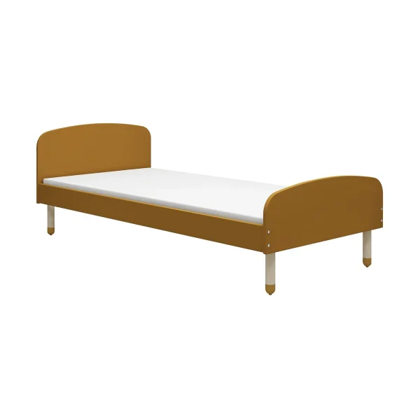 FLEXA Lit simple Dots 96x204 cm Jaune