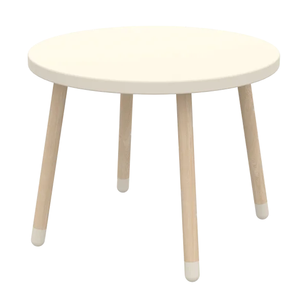 FLEXA Table de jeu Dots Ø60 cm Cream