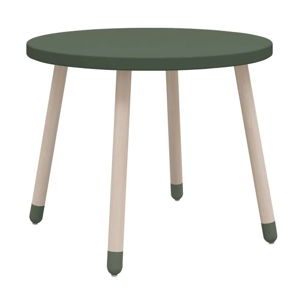 FLEXA Table de jeu Dots Ø60 cm Vert profond