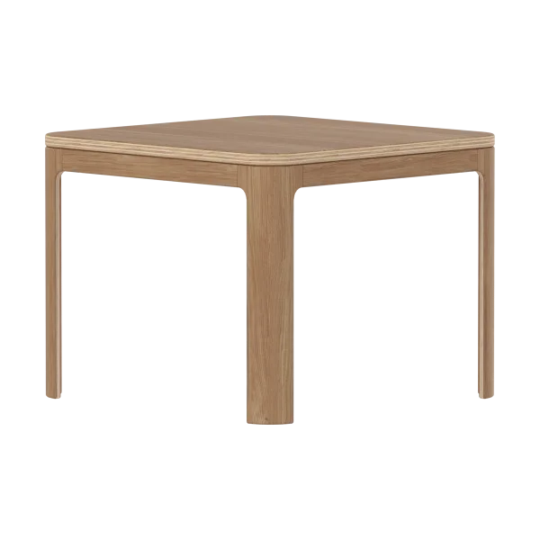 FLEXA Table Nova 47x60x60 cm Placage de chêne