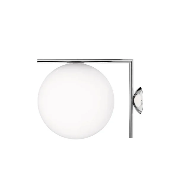 Flos Applique murale IC lights C/W1 Chrome-opale