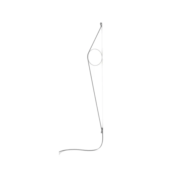Flos Applique murale Wirering Gris-blanc