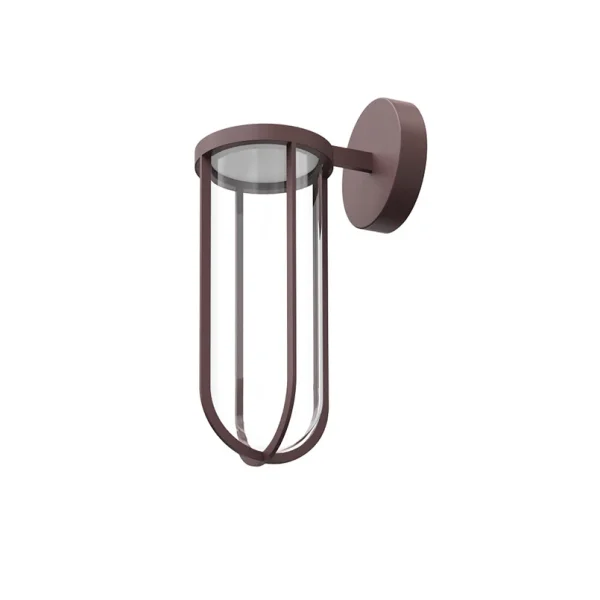 Flos Architectural - In Vitro Applique Murale d'Extérieur Deep Brown Flos