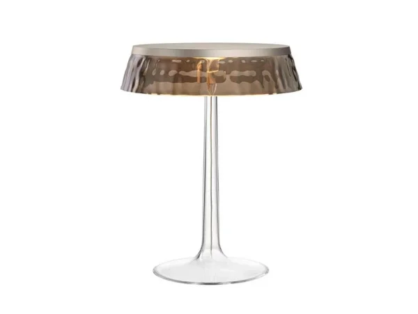 FLOS - Bon Jour T Lampe de Table Mat Chrome Fumé