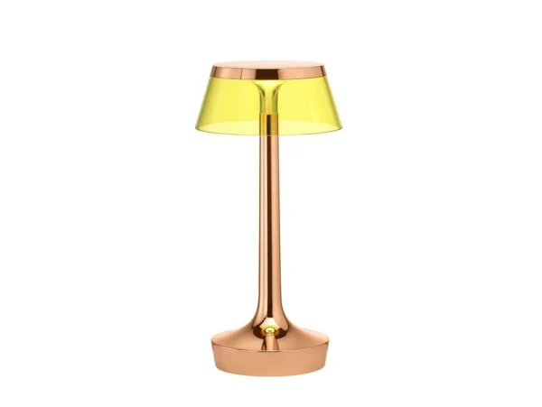 FLOS - Bon Jour Unplugged Lampe de Table Cuivre/Jaune