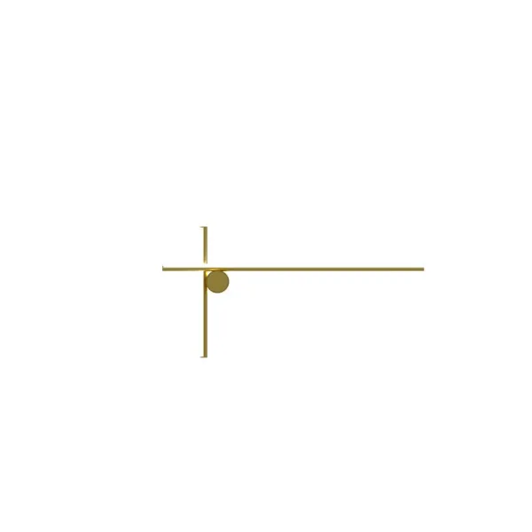 Flos - Coordinates W2 Applique Murale Golden