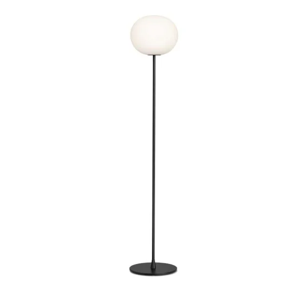 Flos - Glo-Ball F2 Lampadaire Matt Black/Opal