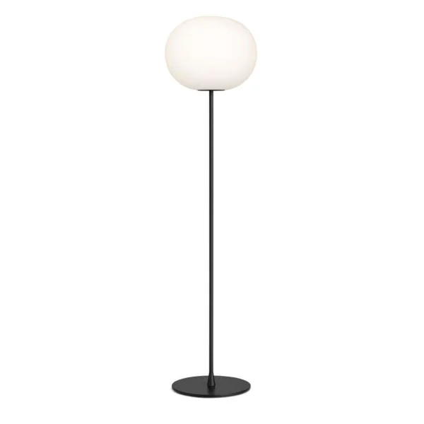 Flos - Glo-Ball F3 Lampadaire Matt Black/Opal