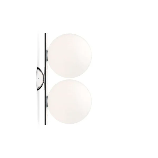 Flos - IC C/W1 Double Plafonnier/Applique Murale Chrome