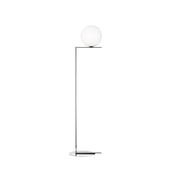 Flos Lampadaire IC Lights F2 Chrome-opale