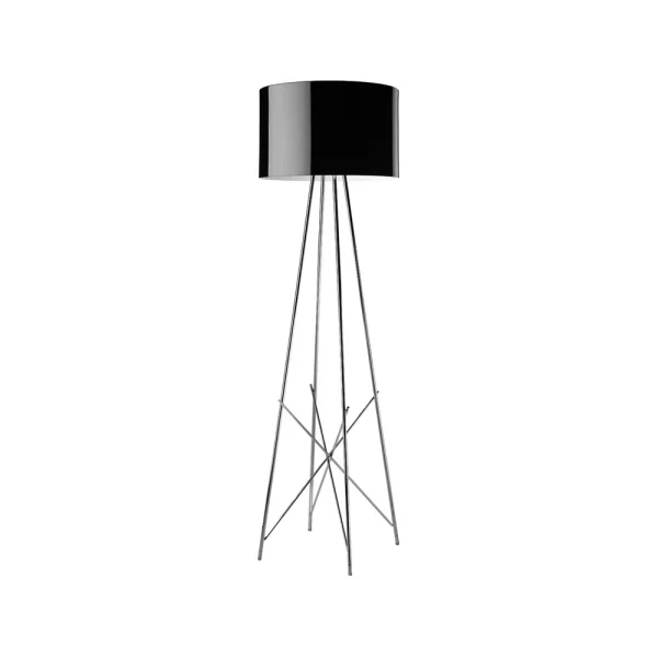 Flos Lampadaire Ray F2 Noir-chrome