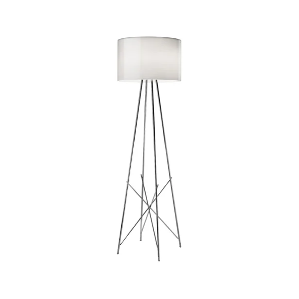 Flos Lampadaire Ray F2 Verre transparent