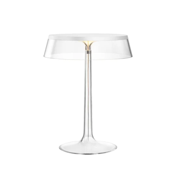 Flos Lampe de table Bon Jour T Blanc-transparent abat-jour