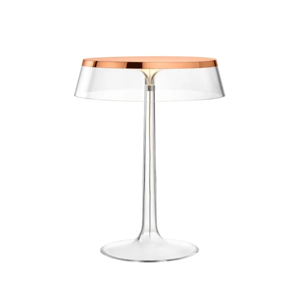 Flos Lampe de table Bon Jour T Copper-transparent abat-jour