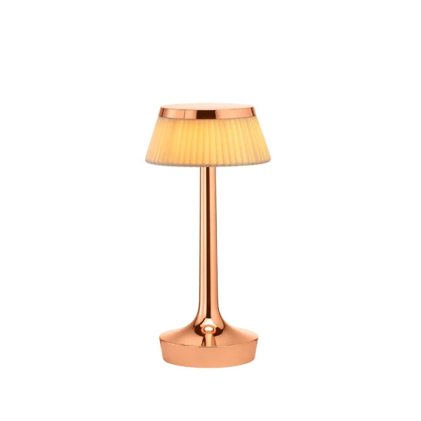 Flos Lampe de table Bon Jour Unplugged Copper-fabric