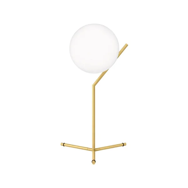 Flos Lampe de table IC Lights T1 High Laiton brossé-opale