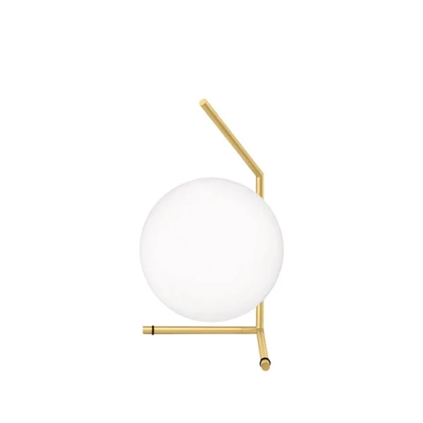 Flos Lampe de table IC lights T1 low Laiton brossé-opale