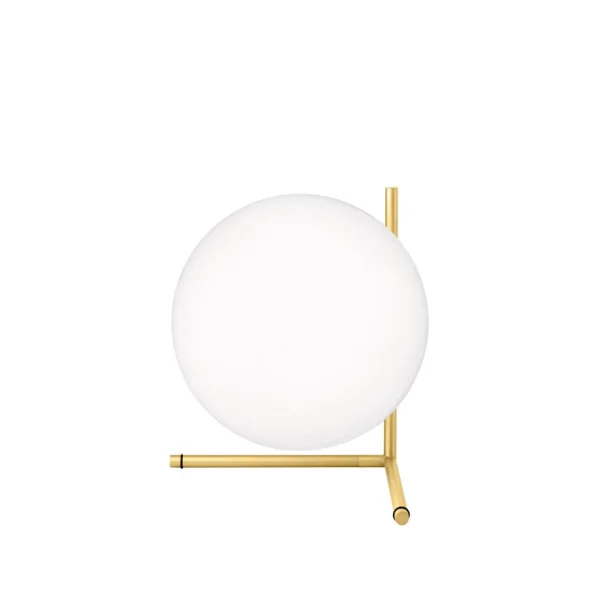 Flos Lampe de table IC lights T2 Laiton brossé-opale