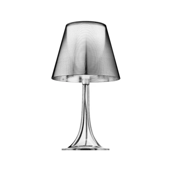 Flos Lampe de table Miss K Pied argenté-transparent
