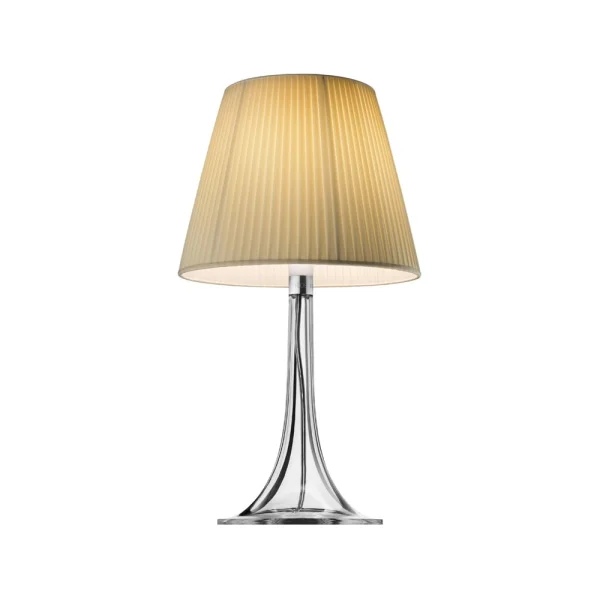 Flos Lampe de table Miss K Soft Pied beige transparent