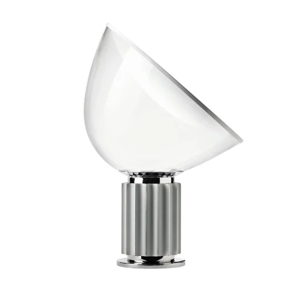 Flos Lampe de table Taccia LED 64,5 cm Argenté