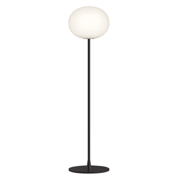 FLOS - Lampe sur pied Glo-Ball F1 Noir mat/Opale