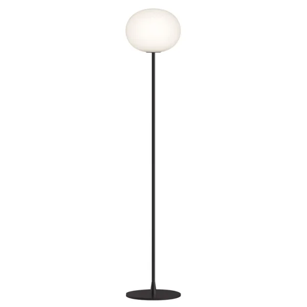 FLOS - Lampe sur pied Glo-Ball F2 Noir mat/Opale