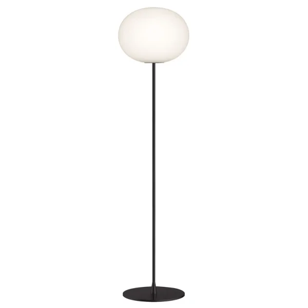 FLOS - Lampe sur pied Glo-Ball F3 Noir mat/Opale