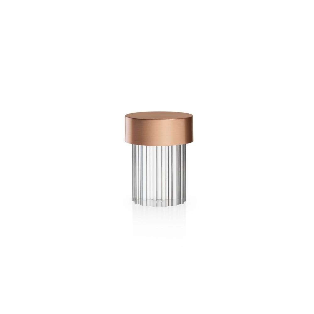 Flos - Last Order Fluted Portable Lampe de Table Satin Copper