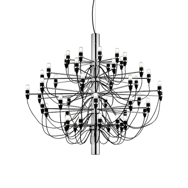 Flos Lustre 2097 Sarfatti LED Chrome 50 lampes