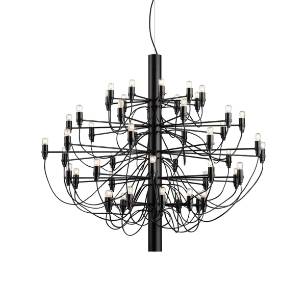 Flos Lustre 2097 Sarfatti Mat noir 50 lampes