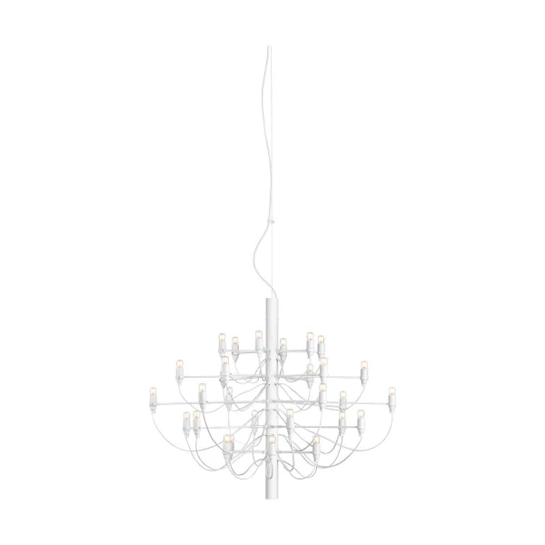 Flos Lustre 2097 Sarfatti Matt blanc 30 lampes