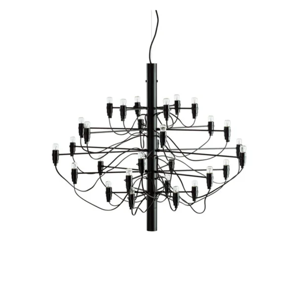 Flos Lustre 2097 Sarfatti Mattsvart 30 lampes