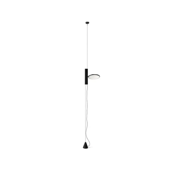 Flos Ok lampe plafond et sol Noir