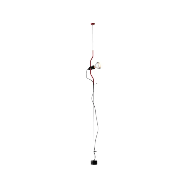 Flos Parentesi lampe sur pied et plafonnier dimmable Rouge