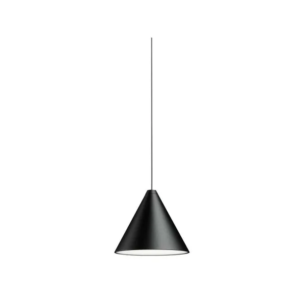 Flos - String Light Cone 12m Noir Soft Touch Dim