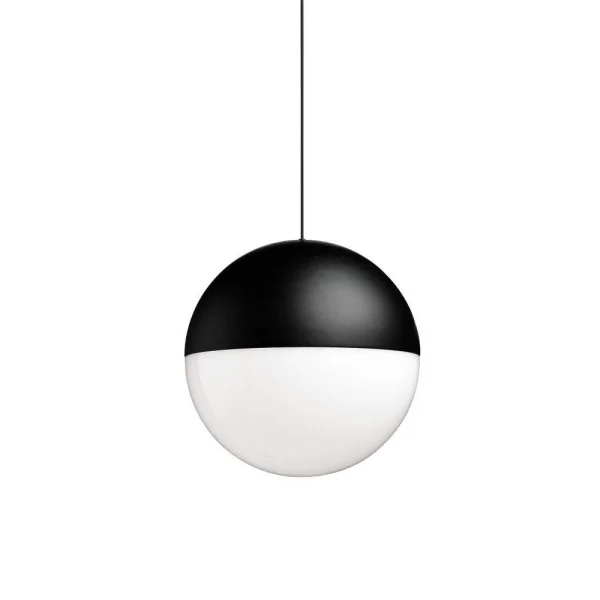 Flos - String Light Sphere 12m Noir Soft Touch Dim