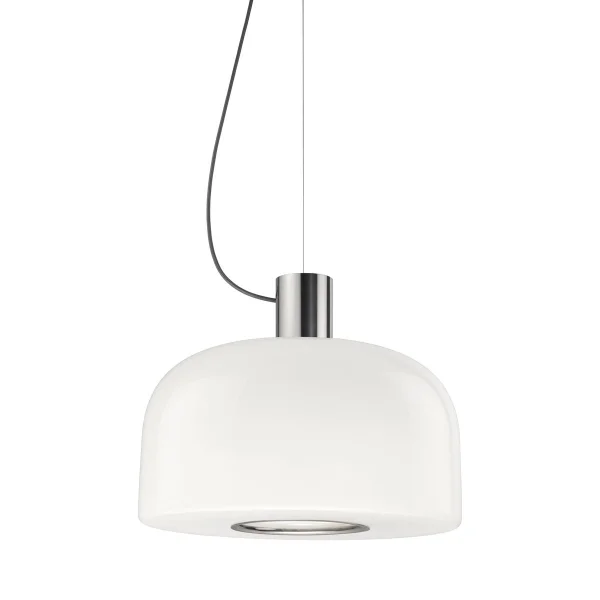 Flos Suspension Bellhop Glass S2 Bright aluminum