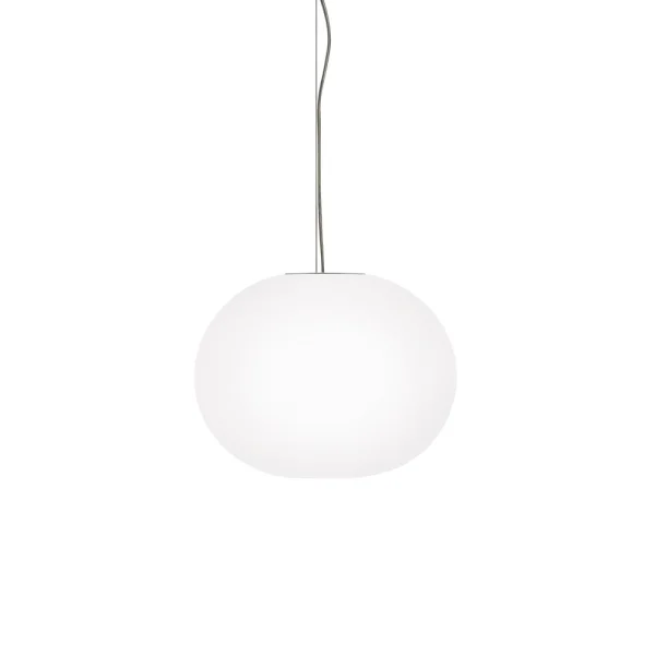 Flos Suspension Glo-ball S1 Verre opale blanc