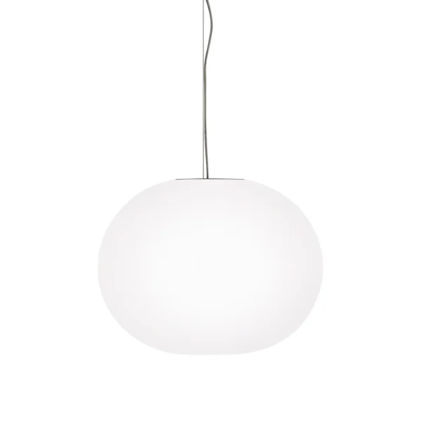 Flos Suspension Glo-ball S2 Verre opale blanc