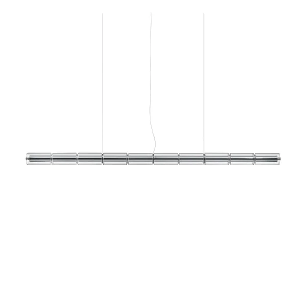 Flos Suspension Luce Cilindrica S2 207,2 cm Glass