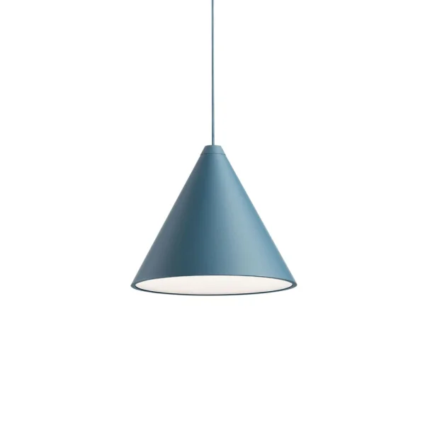 Flos Suspension String Light Cone Bleu, câble 22 m