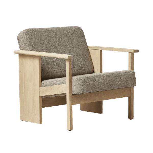 Form & Refine Chaise de salon Block Chêne blanc Hallingdal 65-0227
