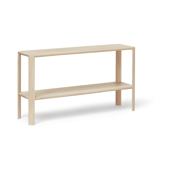 Form & Refine Étagère Leaf 2 plateaux, 57x100 cm Chêne blanc