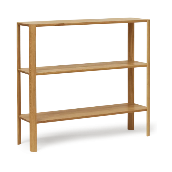 Form & Refine Étagère Leaf 3 plateaux, 92x100 cm Chêne