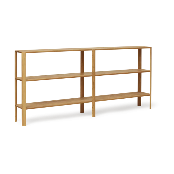 Form & Refine Étagère Leaf 3 plateaux, 92x200 cm Chêne