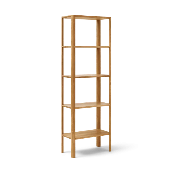 Form & Refine Étagère Leaf 5 plateaux, 55x162 cm Chêne