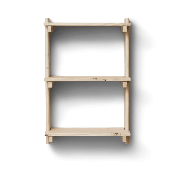 Form & Refine Étagère murale Beam 3 étagères Bois de pin